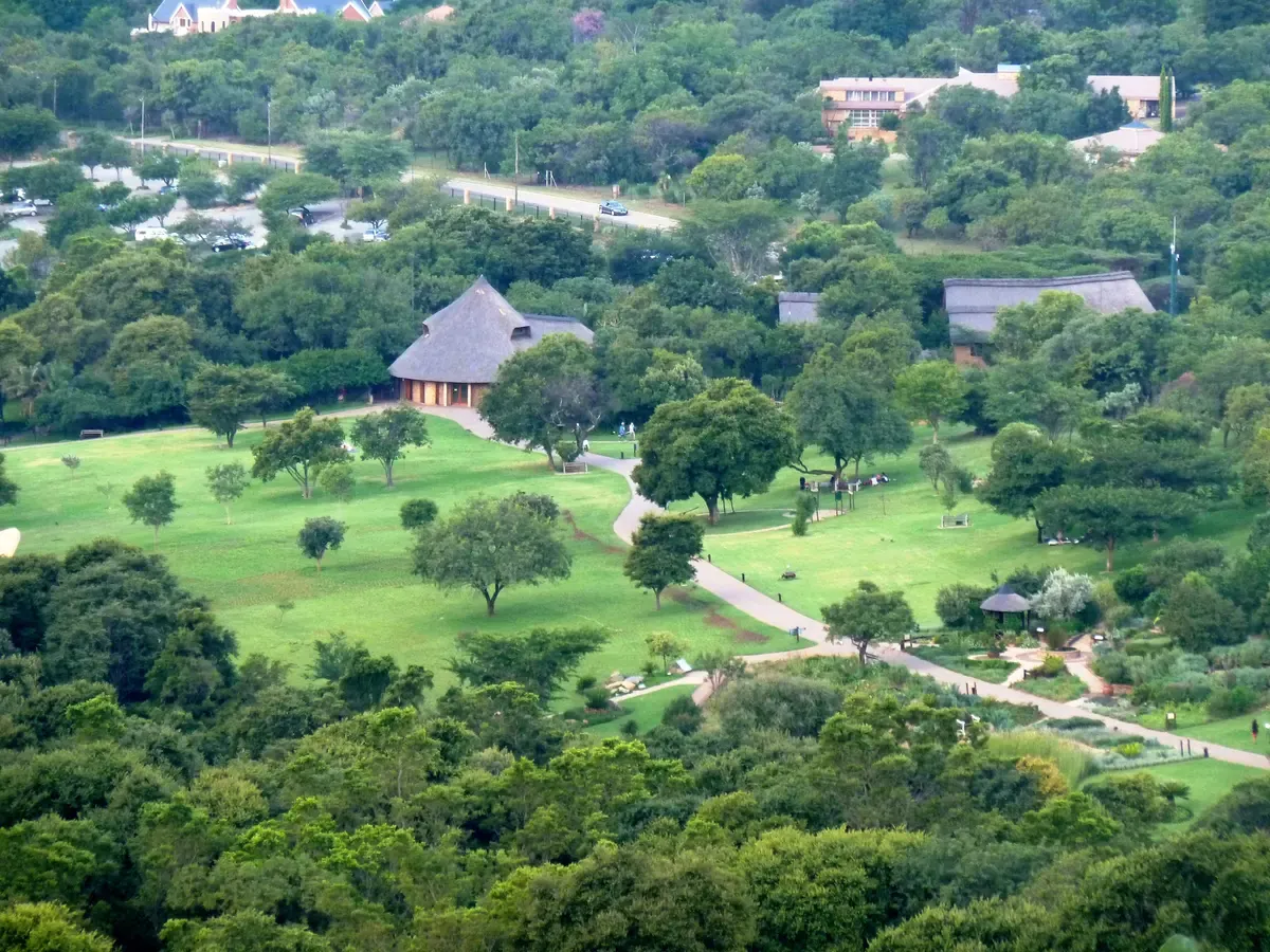 Lawns and paths at the Walter Sisulu National Botanical Garden west of Johannesburg